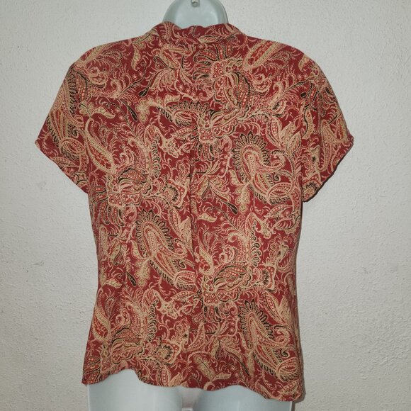 Emma James by Liz Claiborne button-front blouse in size 10 NWOT - Picture 9 of 11